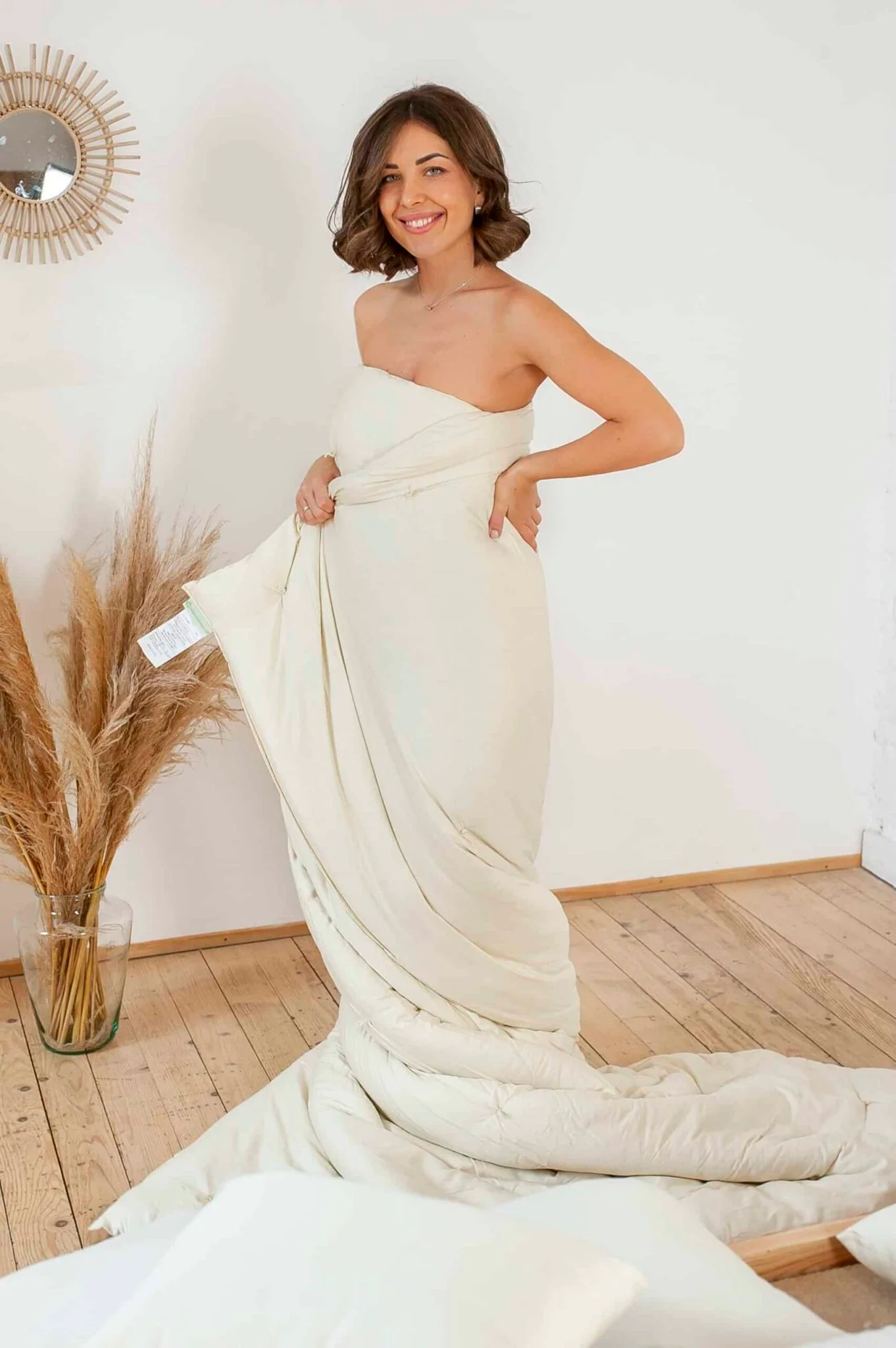 White Lotus Organic Wool Duvet - Non Washable - Image 4