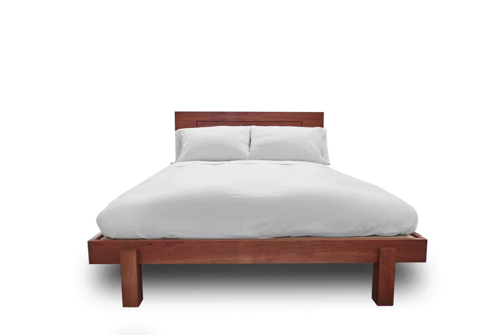 White Lotus Pillow Covers in Organic Cotton Sateen Natural - Image 3