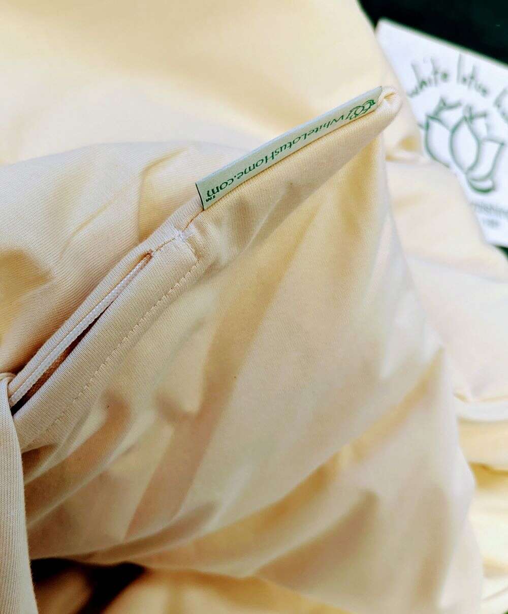 White Lotus Waterproof Organic Cotton Duvet Covers - Image 6