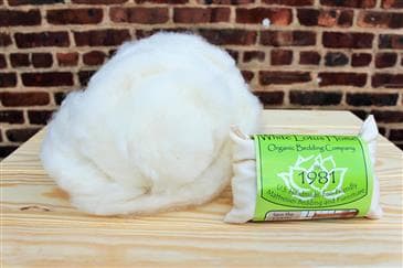 White Lotus Wool Sleep Pillows in Organic Cotton Casing - Image 3