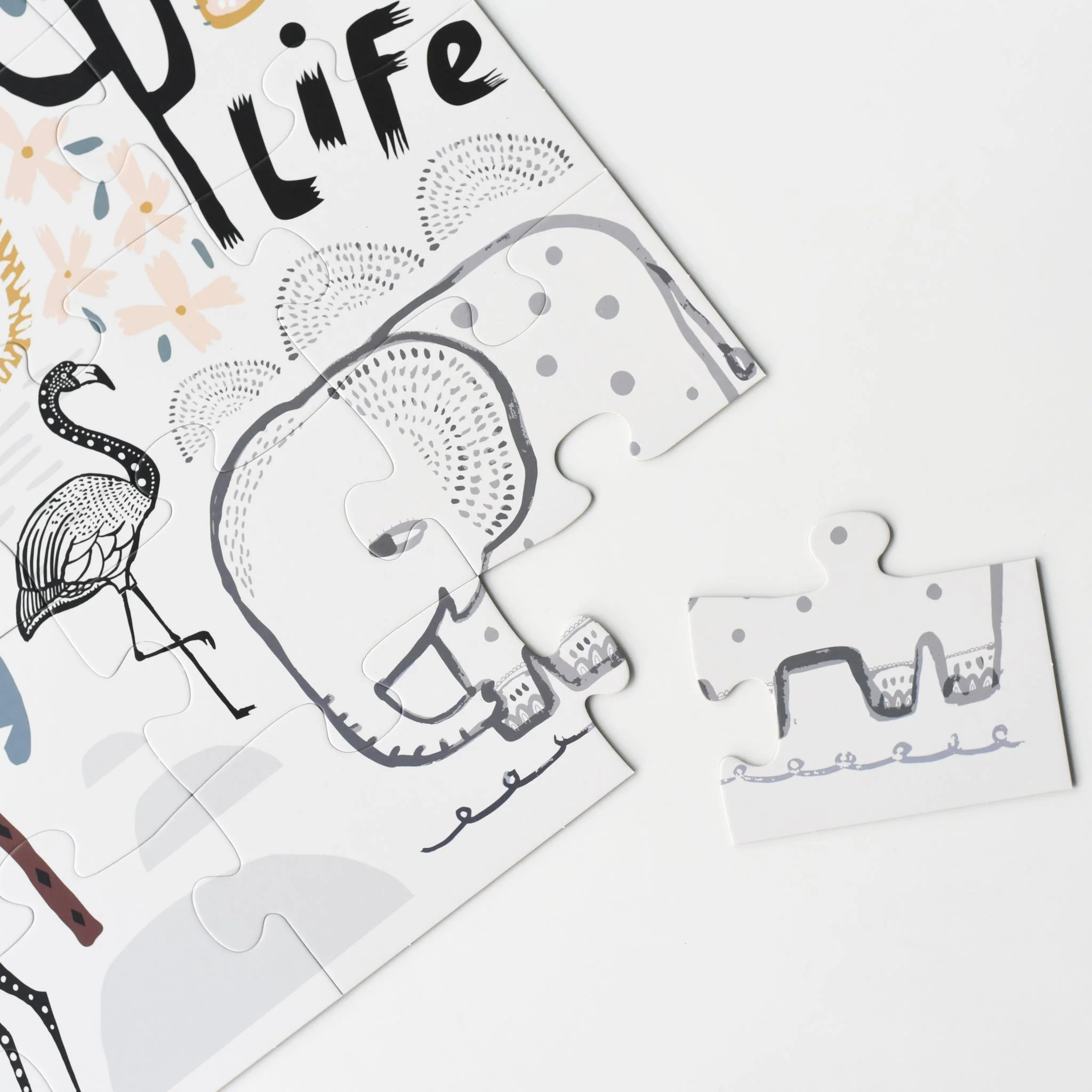 Wee Gallery Wild Life Floor Puzzle - Image 2