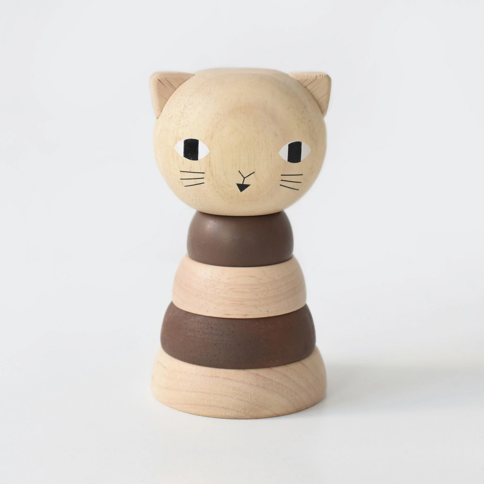 Wee Gallery Wood Stacker - Cat