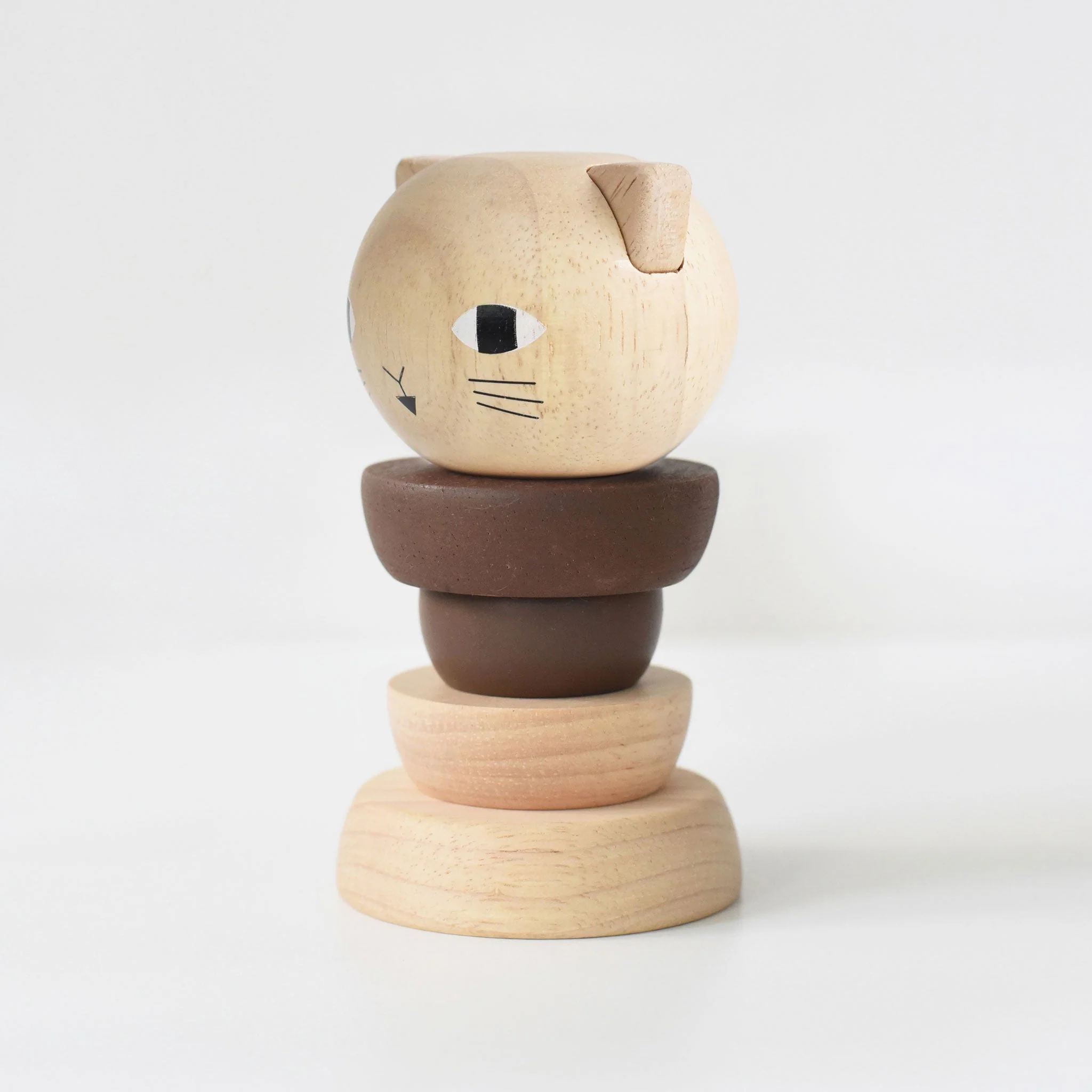 Wee Gallery Wood Stacker - Cat - Image 6