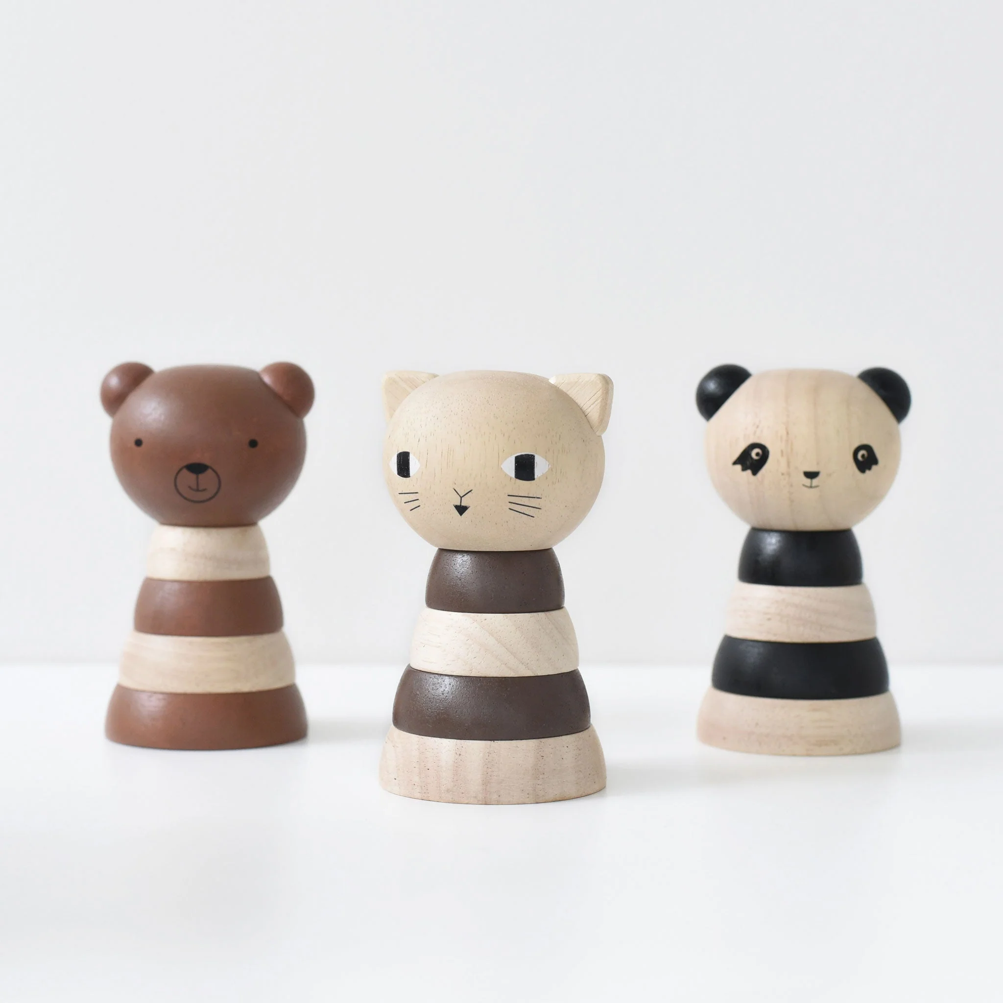 Wee Gallery Wood Stacker - Cat - Image 7