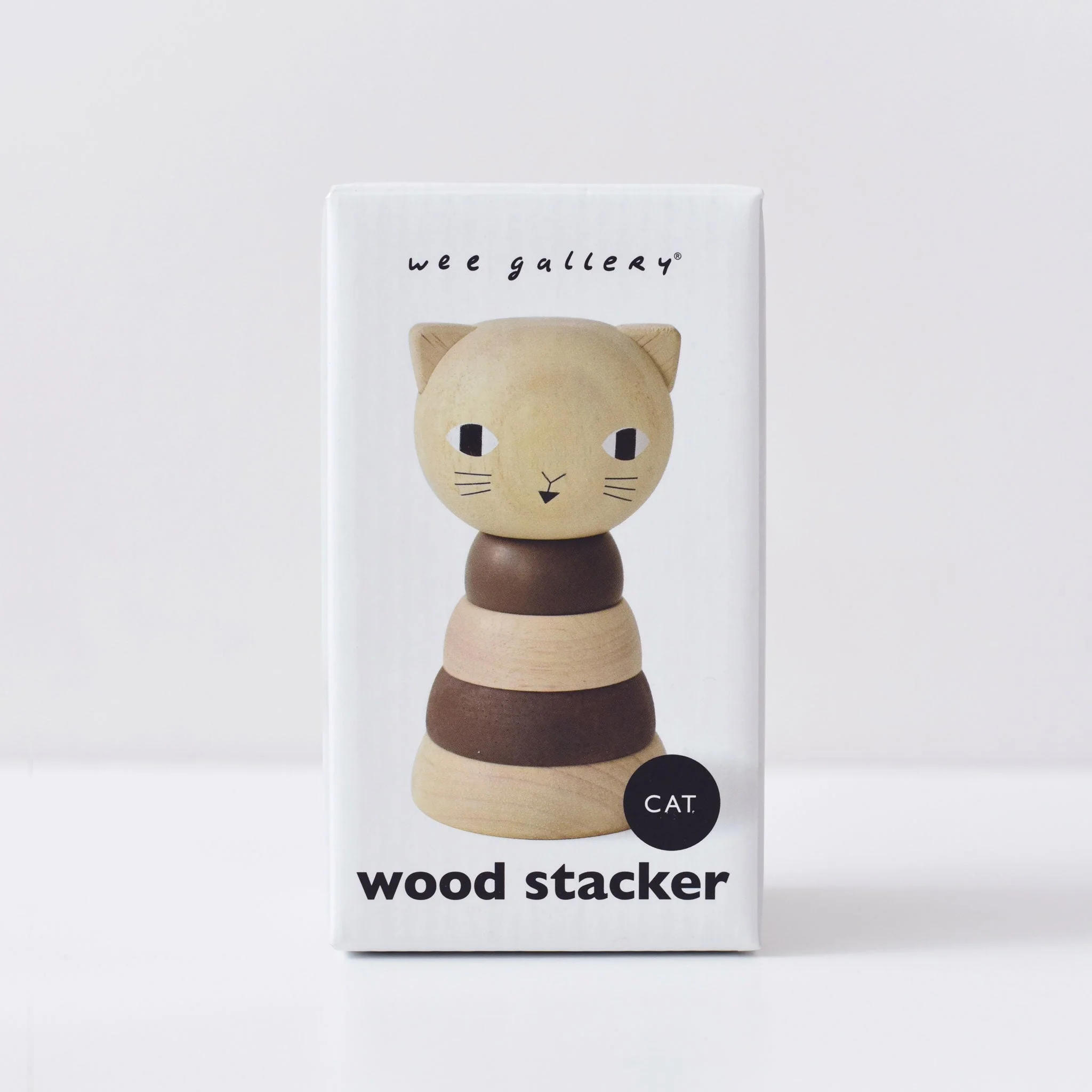 Wee Gallery Wood Stacker - Cat - Image 8