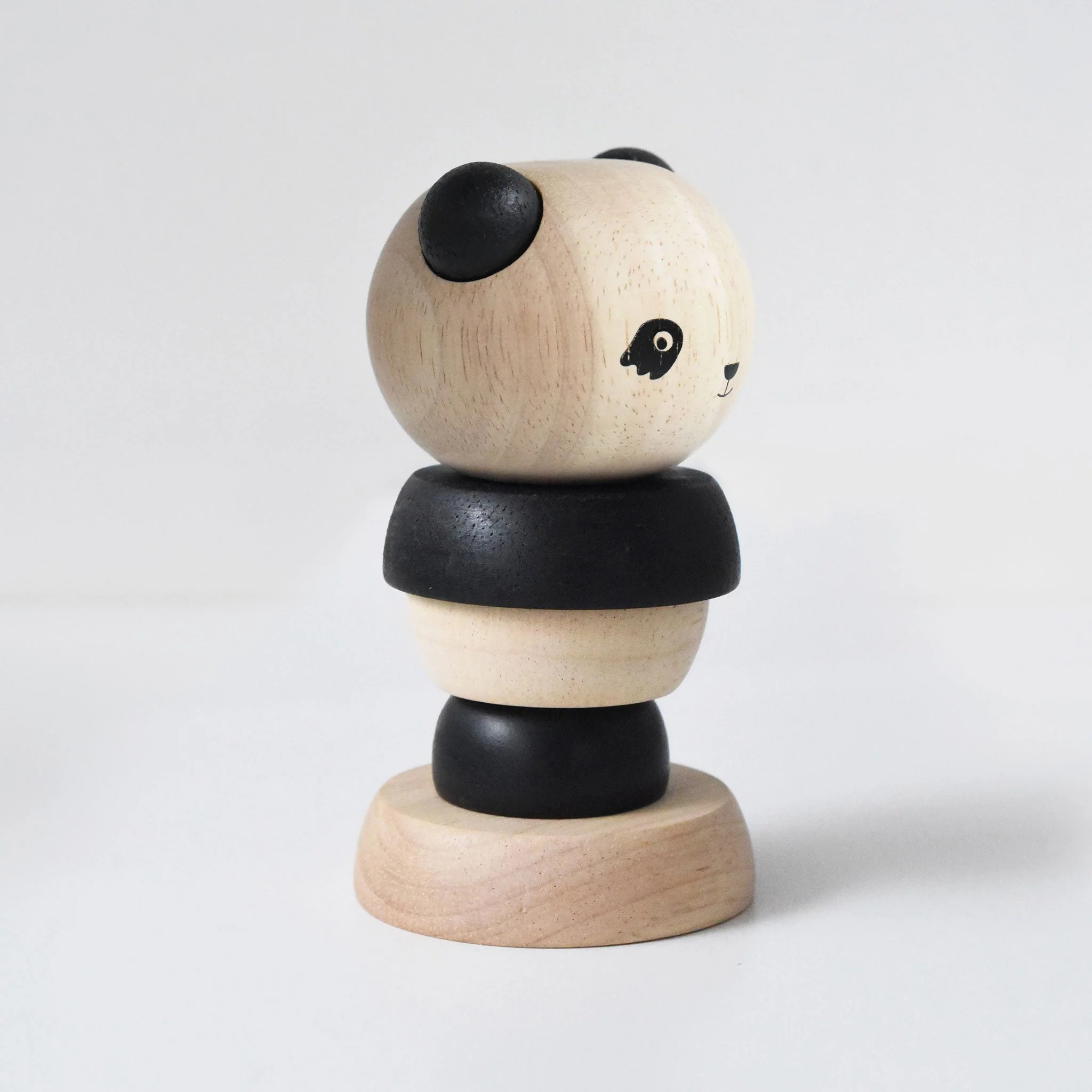 Wee Gallery Wood Stacker - Panda - Image 5