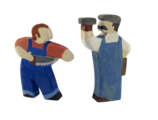 PoppyBabyCo Wooden Figurines Toys Professionals set of 23 - Image 11