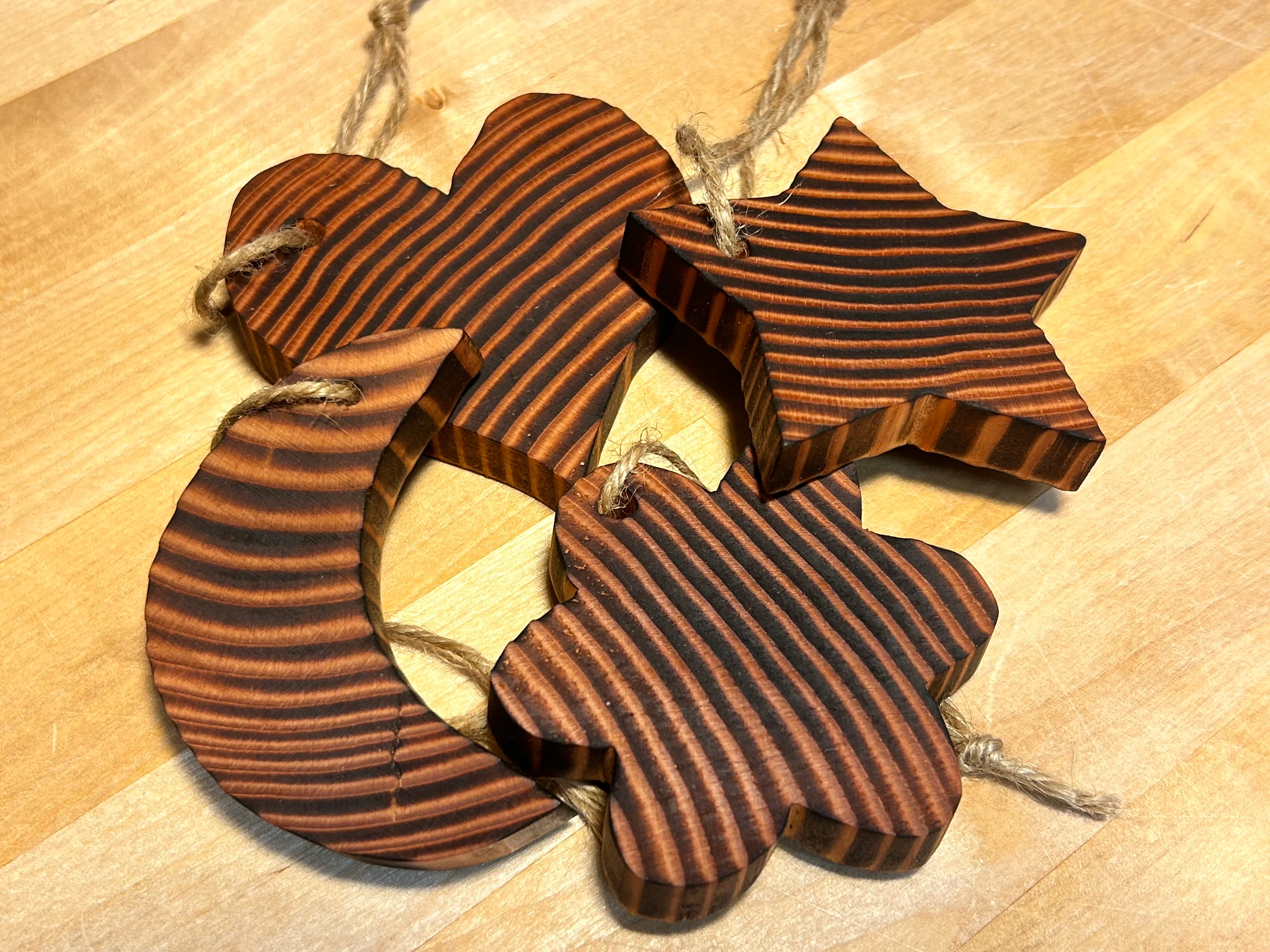 Wooden Holiday Ornaments - Handcrafted in Vermont - Image 3