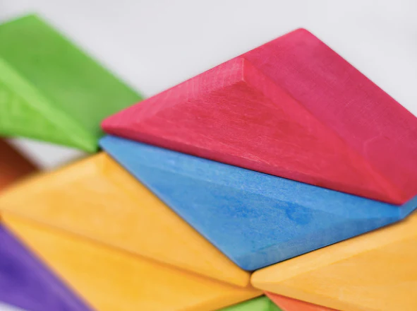 PoppyBabyCo Wooden Rainbow puzzle Goethe Star - Image 3