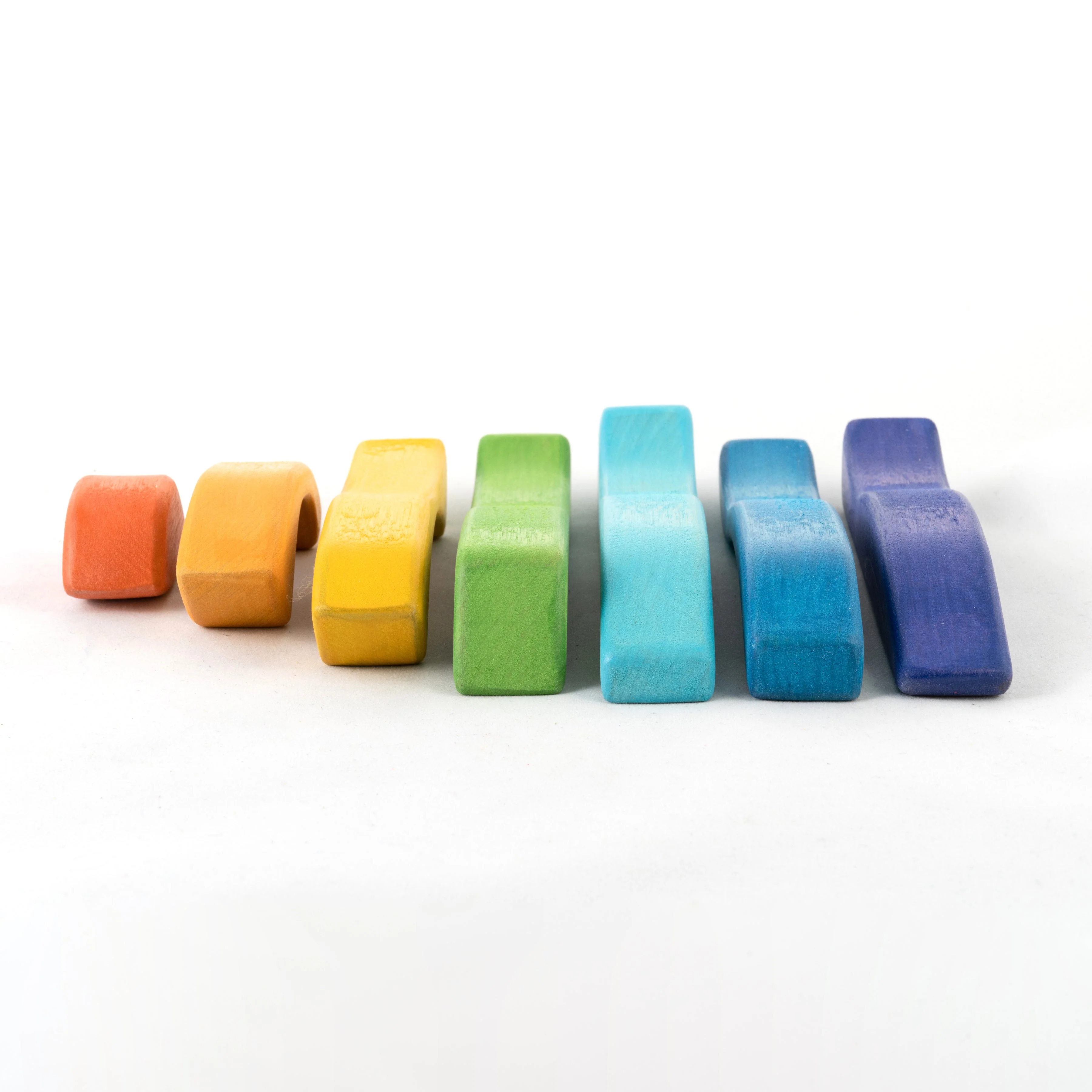 PoppyBabyCo Wooden Rainbow Stacker for toddlers - Image 4