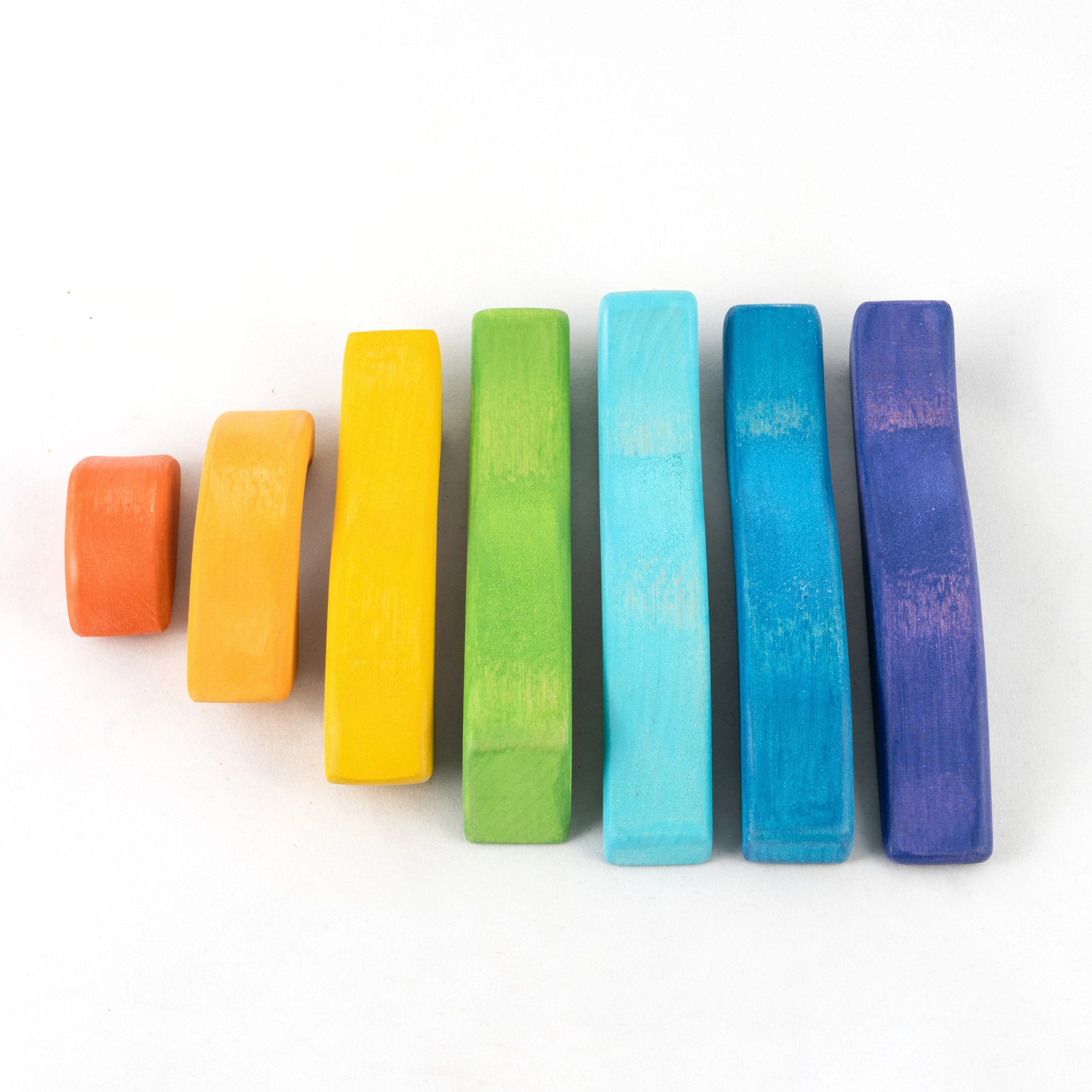 PoppyBabyCo Wooden Rainbow Stacker for toddlers - Image 6