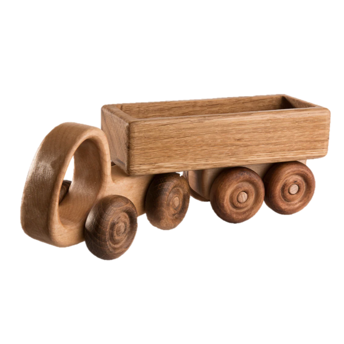 PoppyBabyCo Wooden Trailer Truck