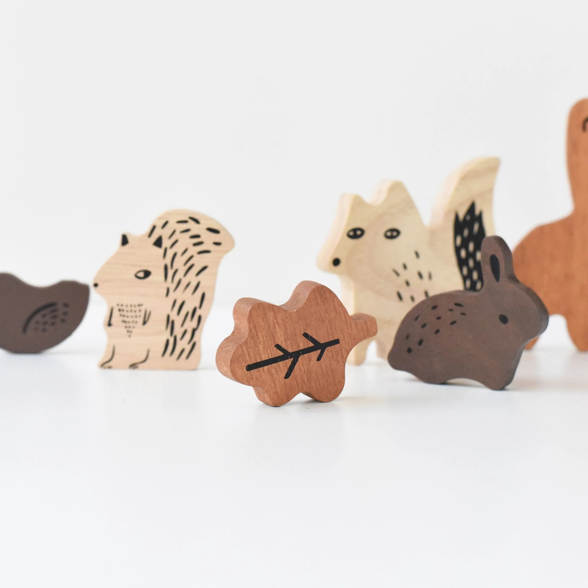 Wee Gallery Wooden Tray Puzzle - Woodland Animals - Image 8