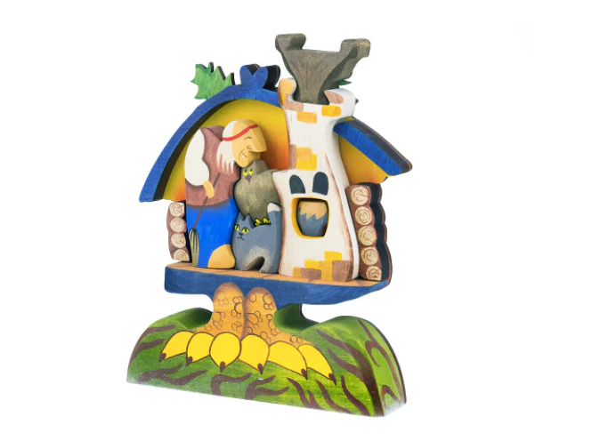 PoppyBabyCo Wooden Witch (Baba Yaga) in the House - Image 3