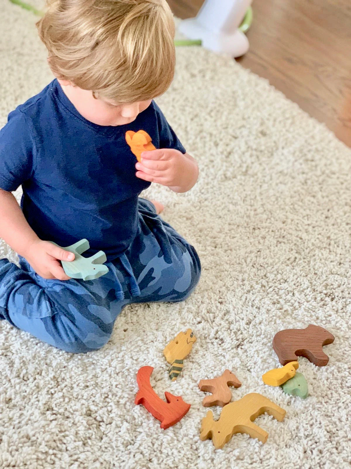 PoppyBabyCo Wooden Woodland Animals set of 9 - Image 2